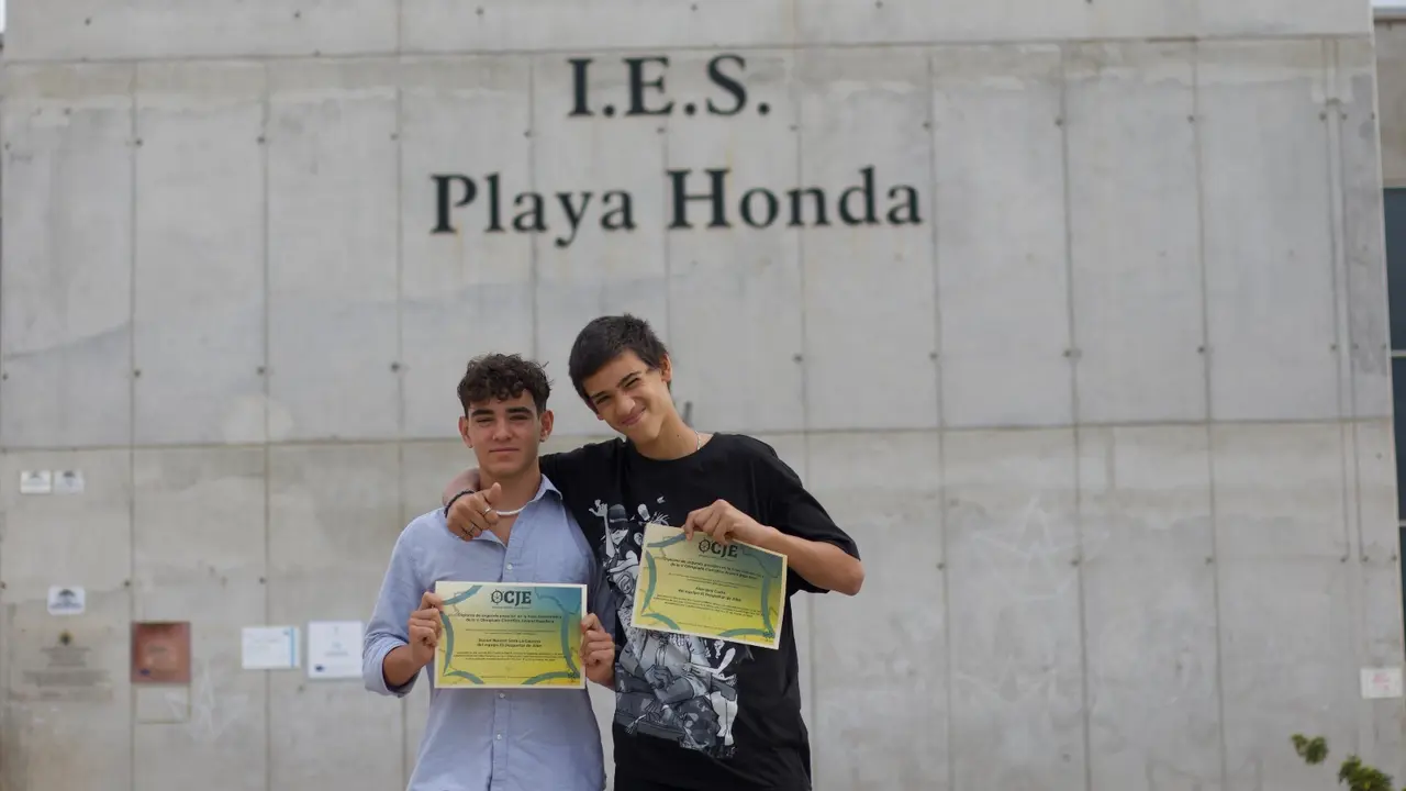 Equipo que representará a las Islas Canarias en la fase nacional de la OCJE en julio de 2024.