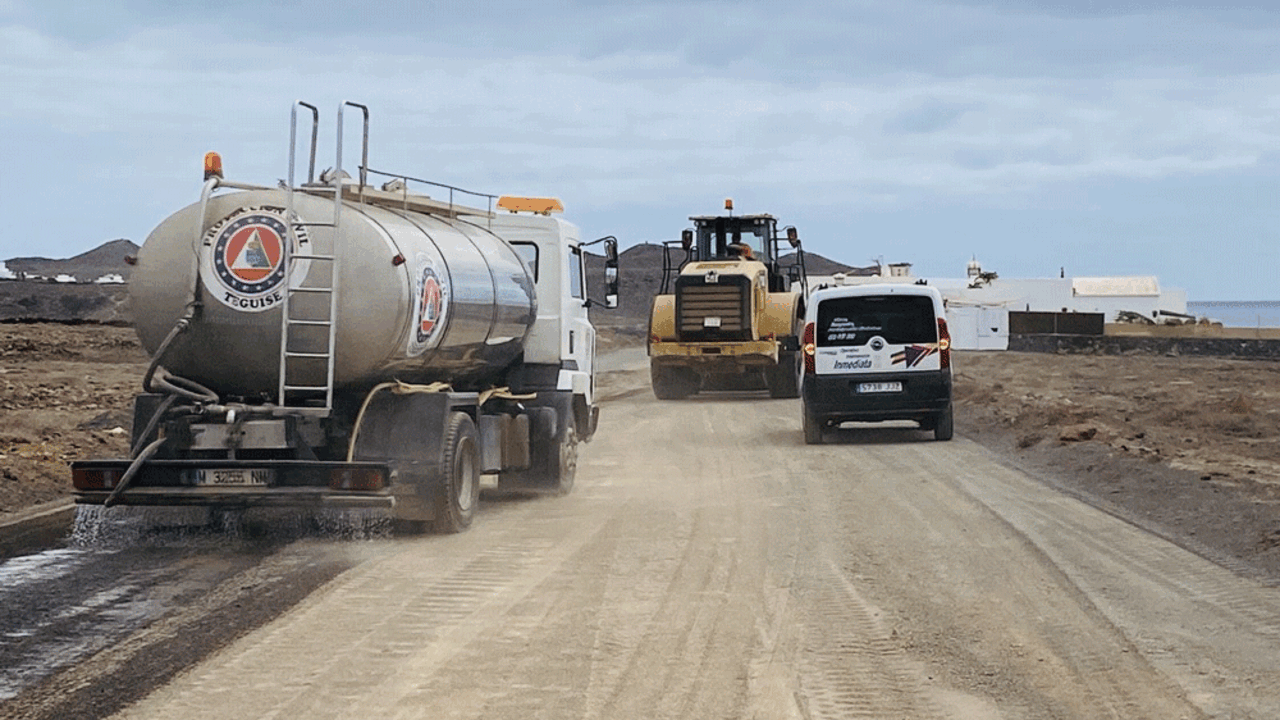 Arreglo del camino a Los Ancones