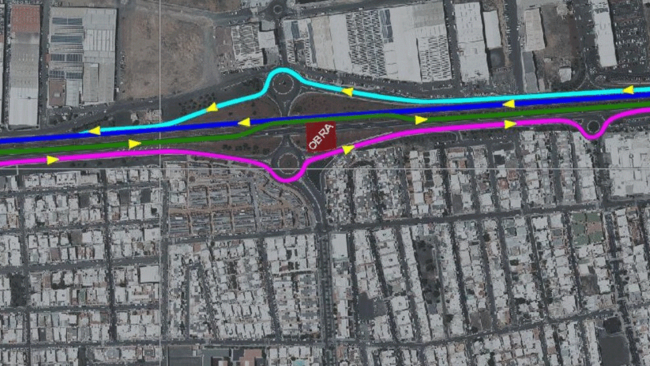 Paso inferior en la LZ-2