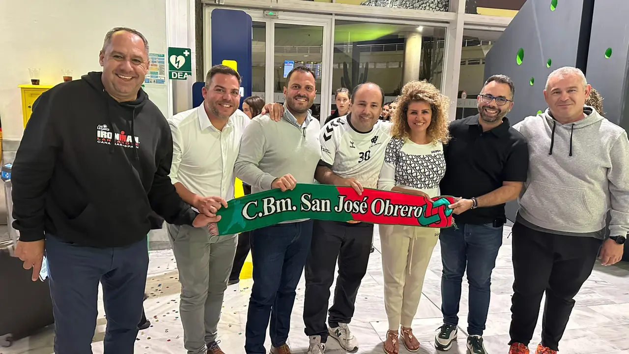 Recibimiento en el aeropuerto.