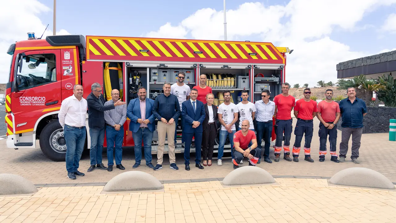 Nuevo camión bomberos.