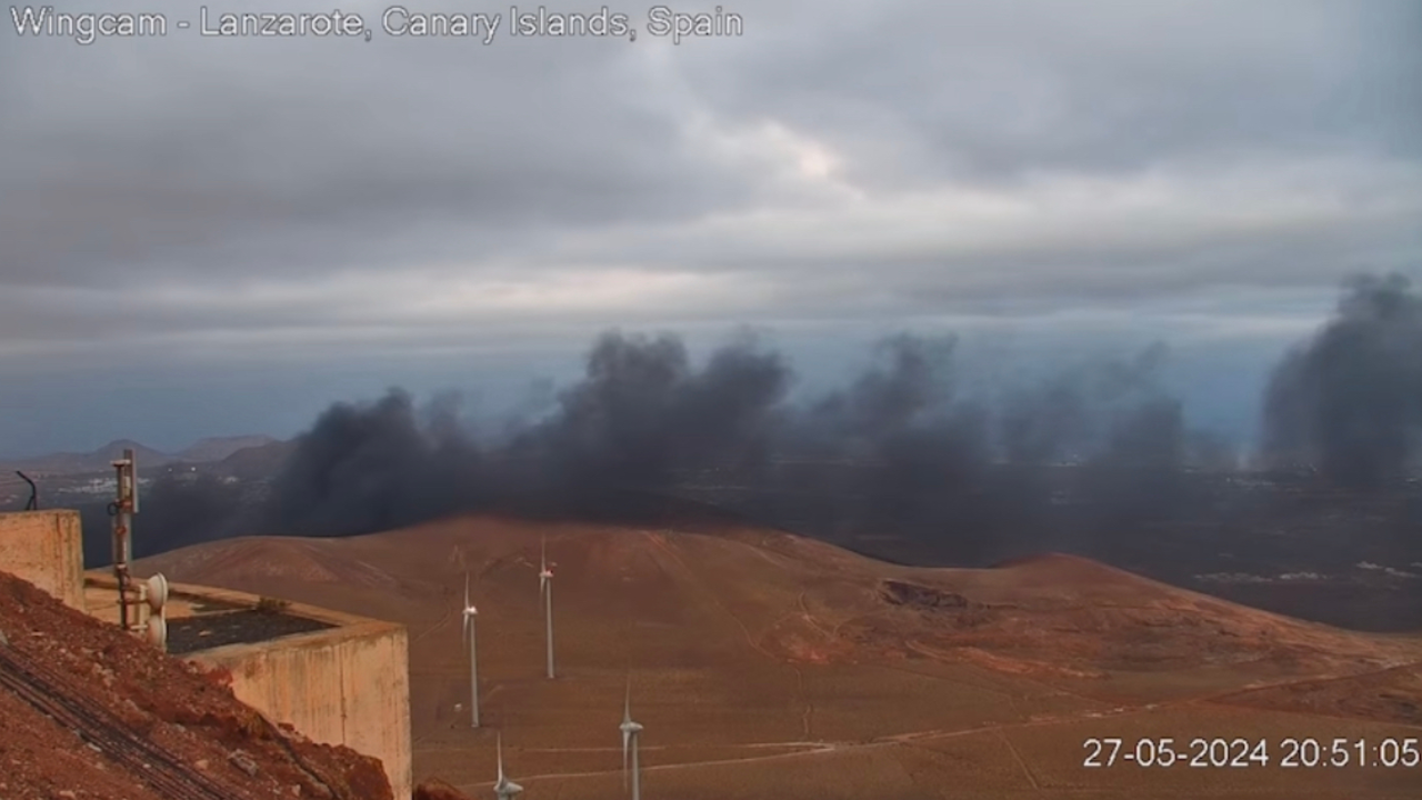 Foto: Alberto Quintana.  Web cam youtube Lanzarote.