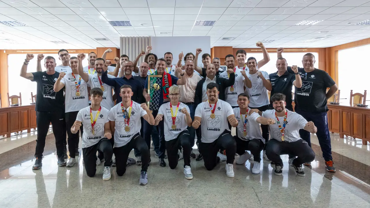 Recibimiento LandBit Lanzarote.