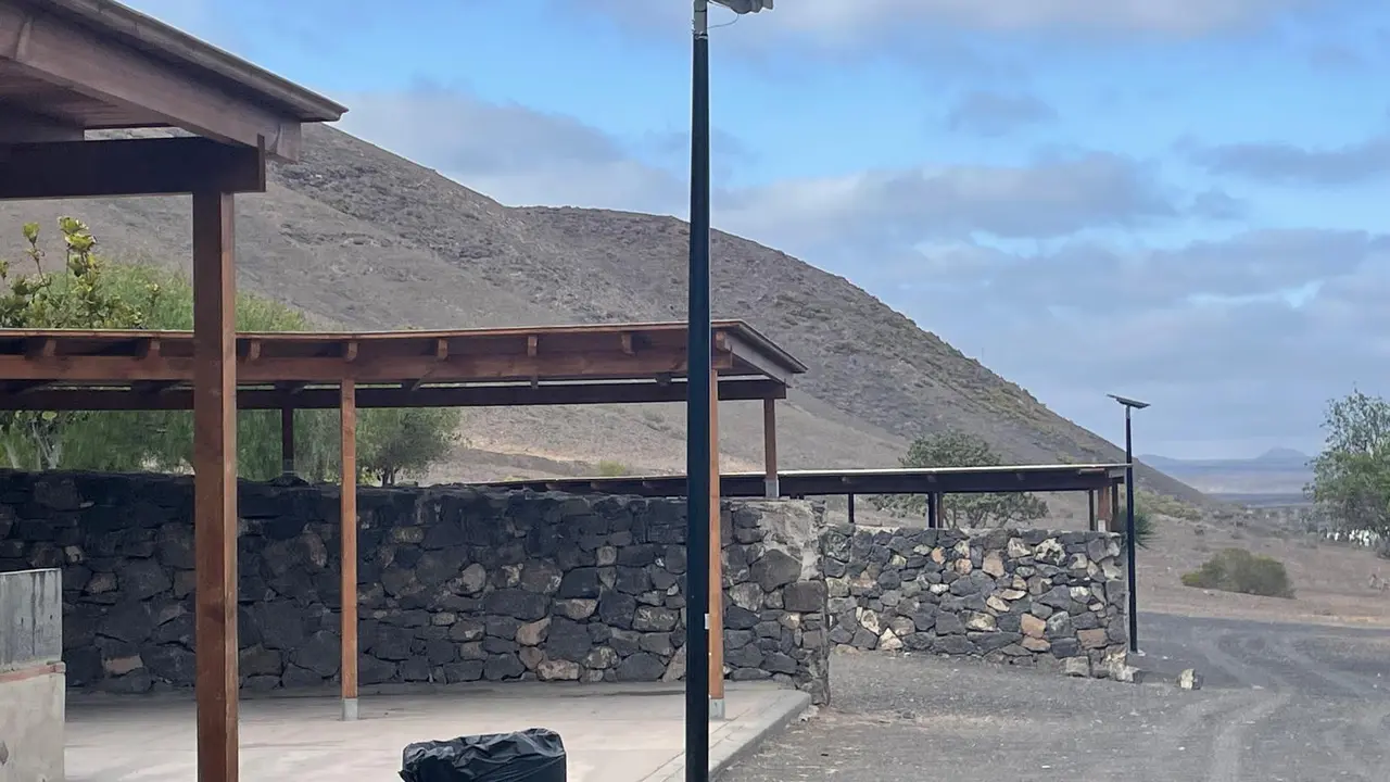 Luminarias en el Merendero de La Degollada.