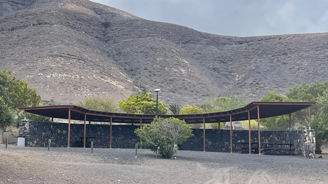 Luminarias en el Merendero de La Degollada.