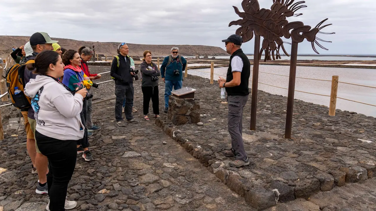 Inicio de la ruta guiada.