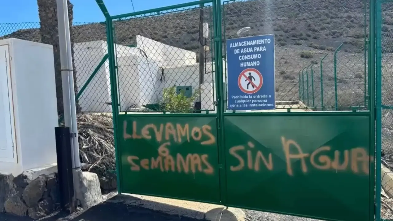 Cortes de agua en Máguez. Imagen de archivo.