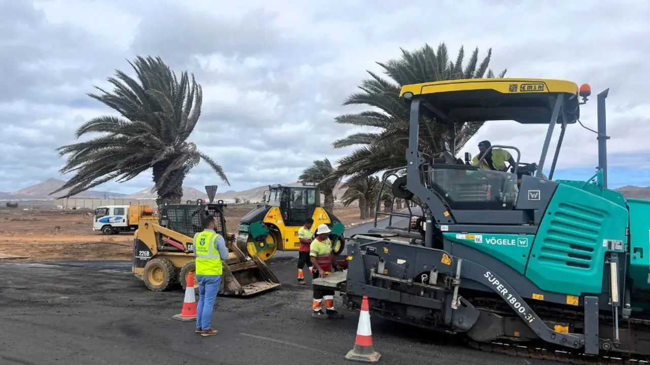 Obras de asfaltado