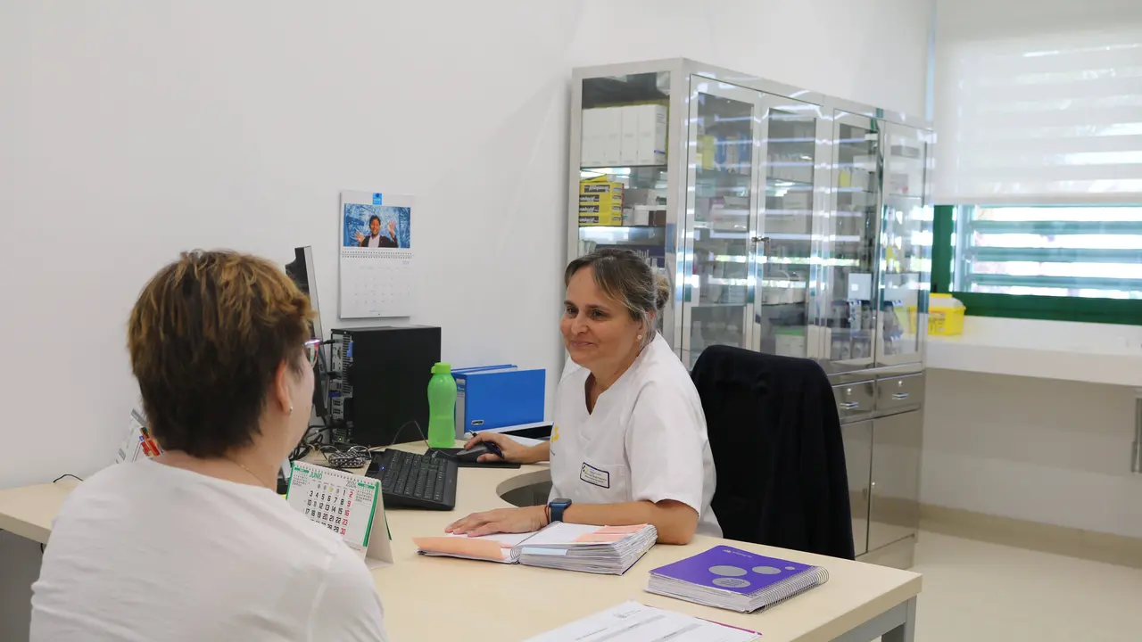 Paciente en una consulta Molina Orosa.