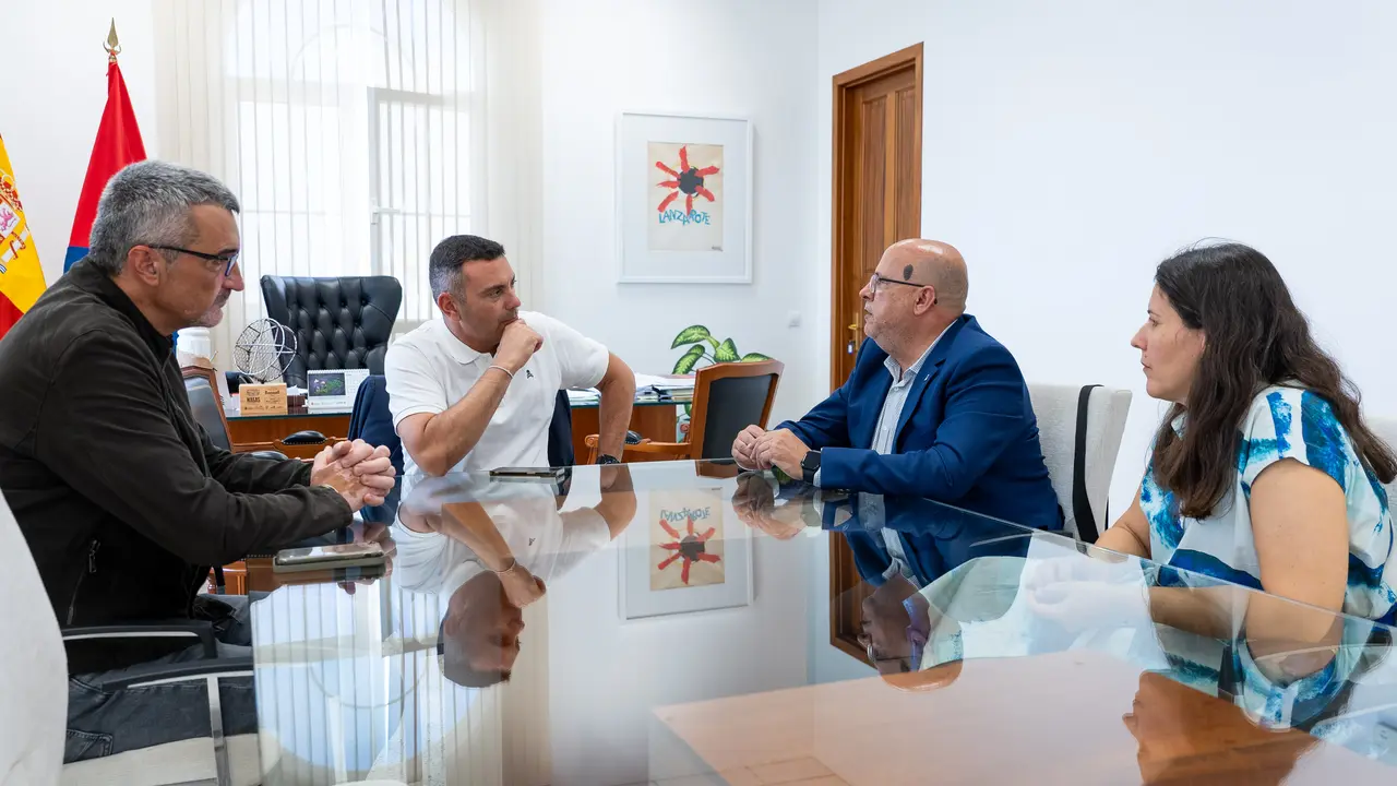 Reunión con delegado de la ONCE.