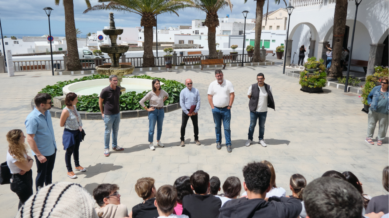 Visita IES San Bartolomé al Ayuntamiento.
