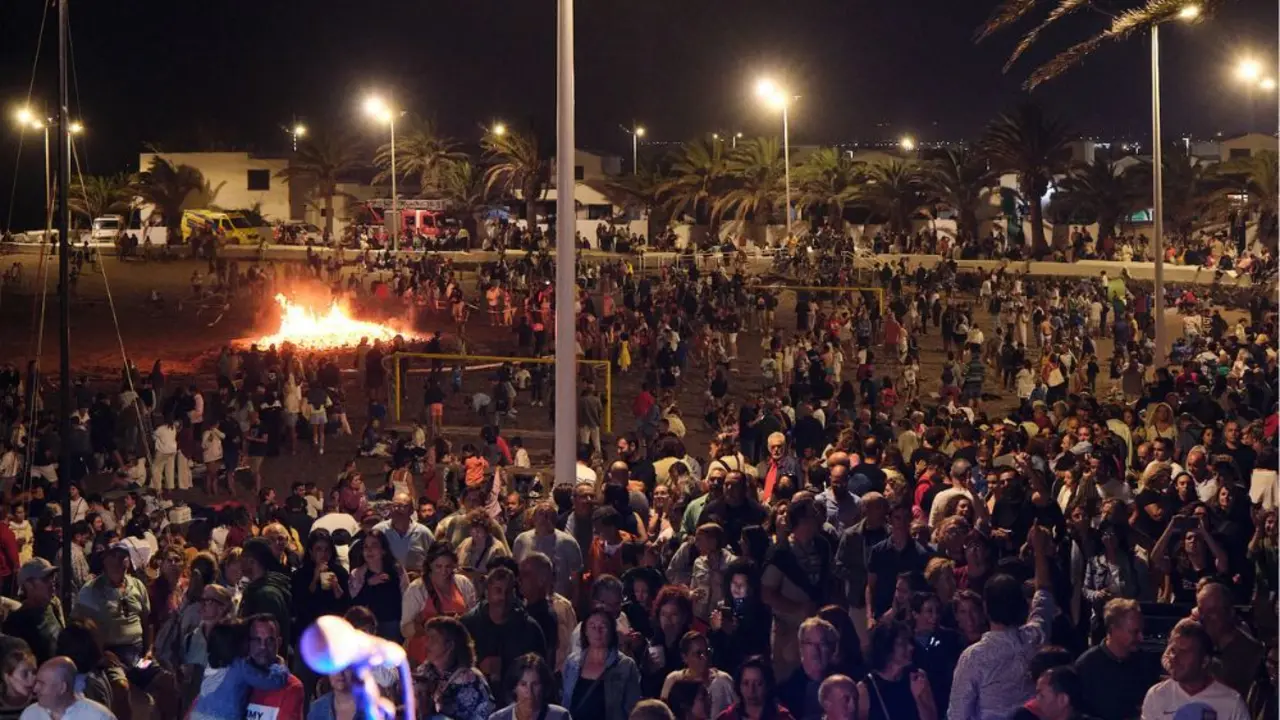 Noche de San Juan en Playa Honda