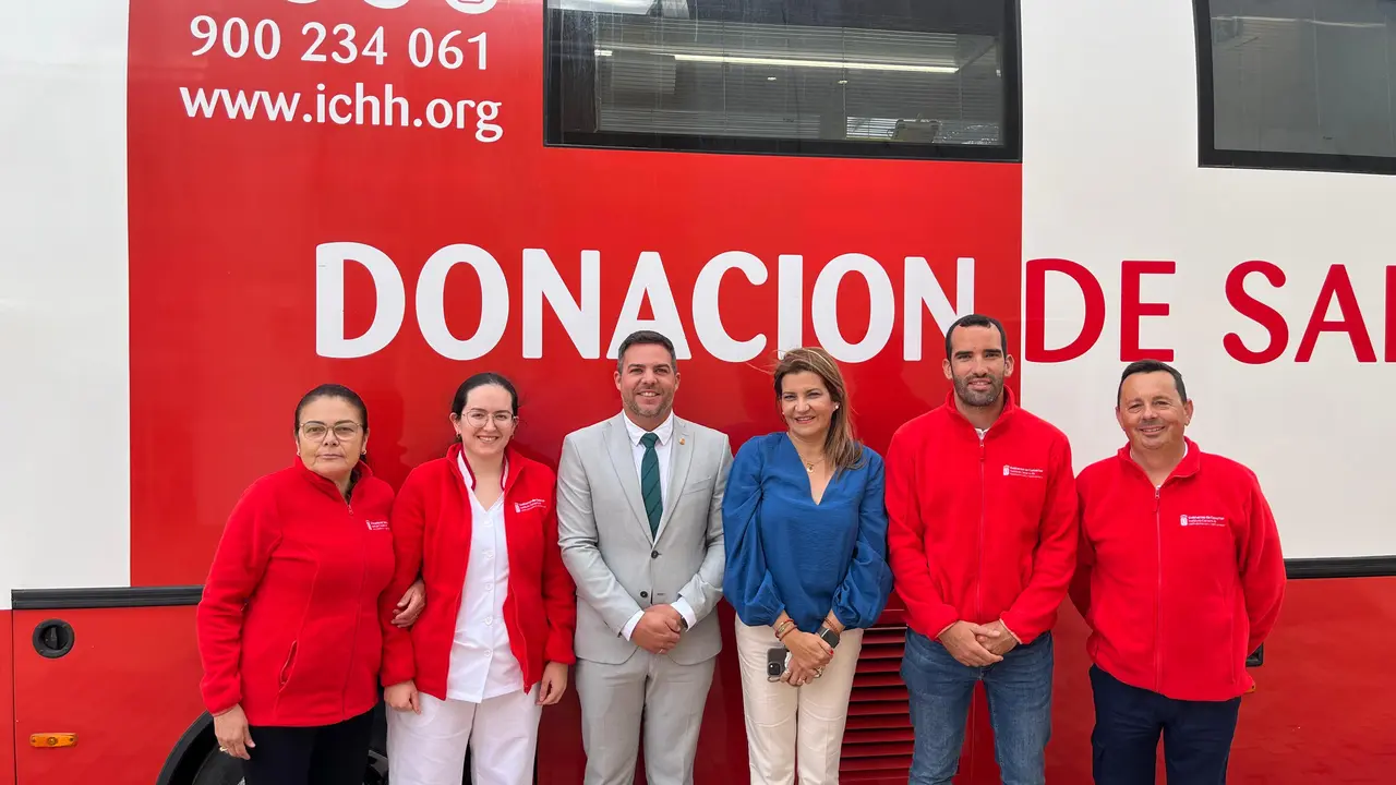 Donación de sangre en el Cabildo de Lanzarote.