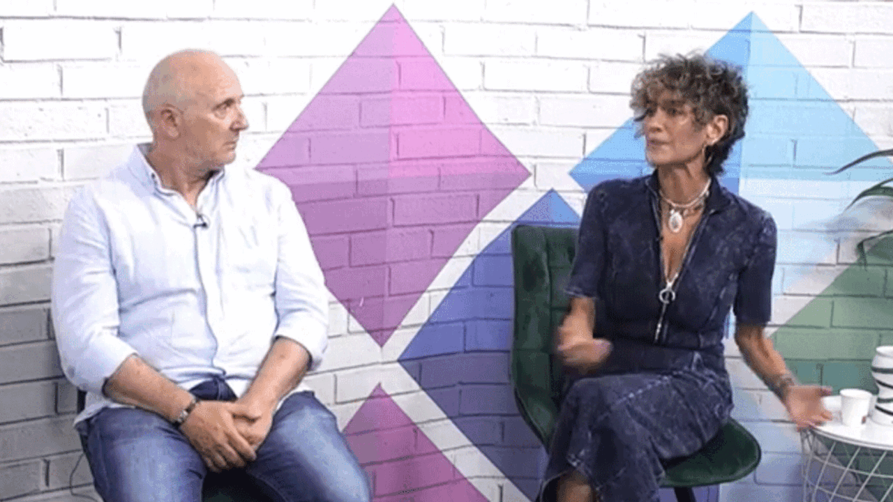 Xavier Deltell y Ana García Lozano en el Magazine de 'Biosfera TV'.