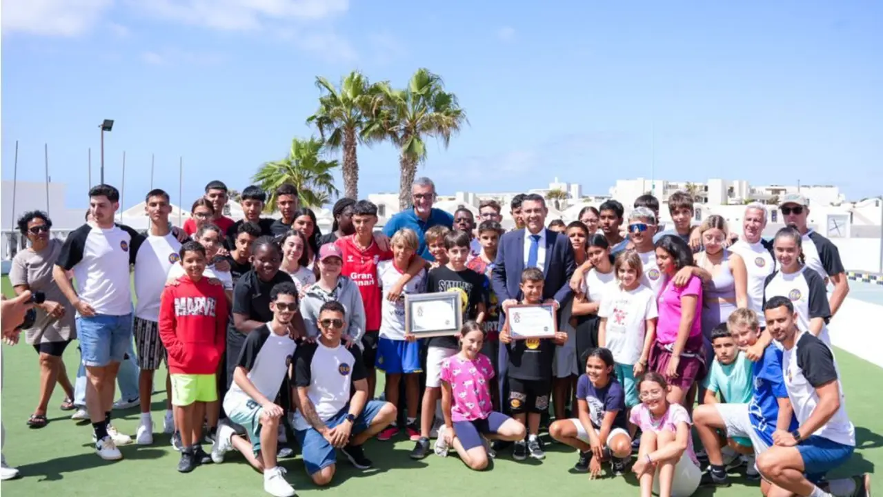 Foto de familia del campamento