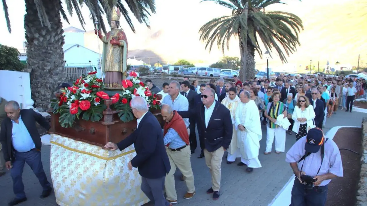 Un momento de la procesión