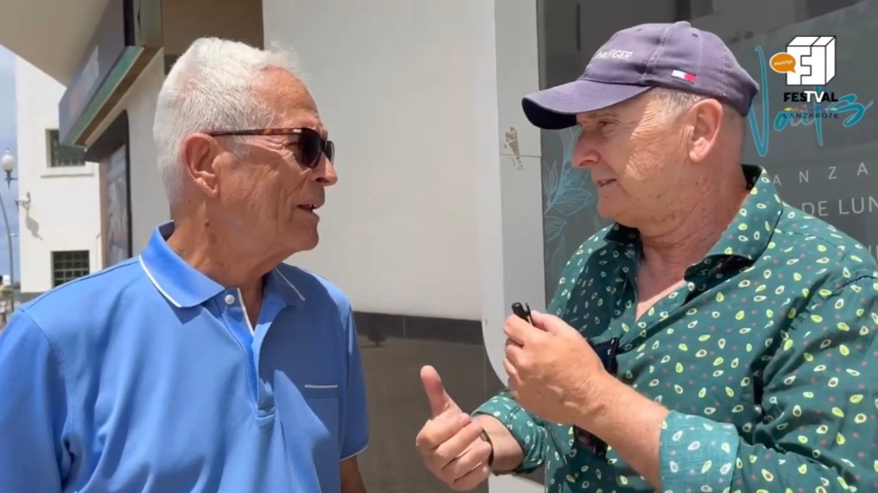 Xavier Deltell en Lanzarote.