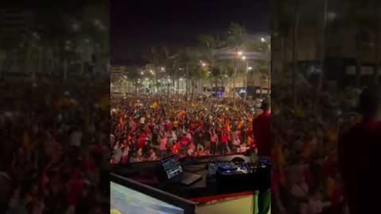 Final de la Eurocopa en El Reducto.