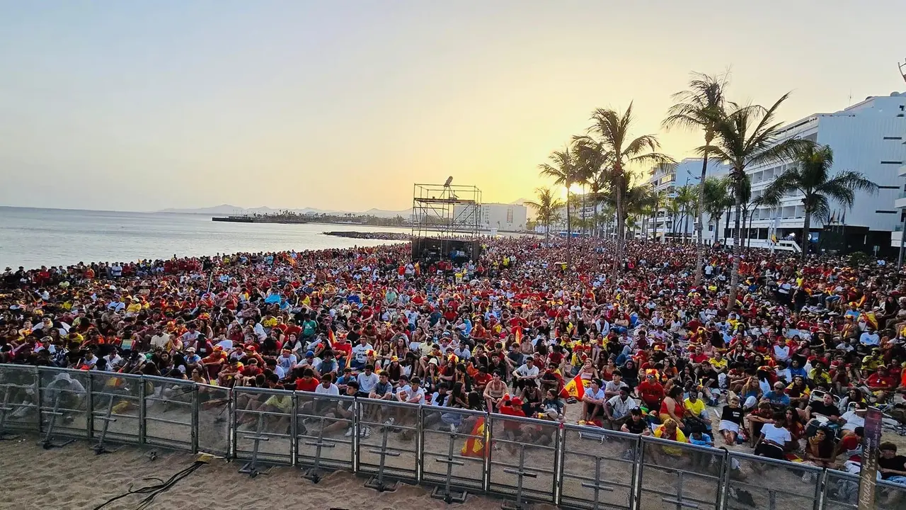 Final de la Eurocopa en El Reducto.