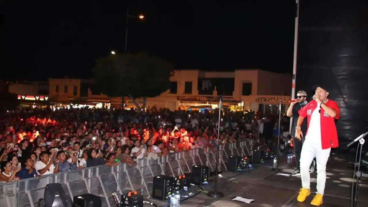 Un momento del concierto