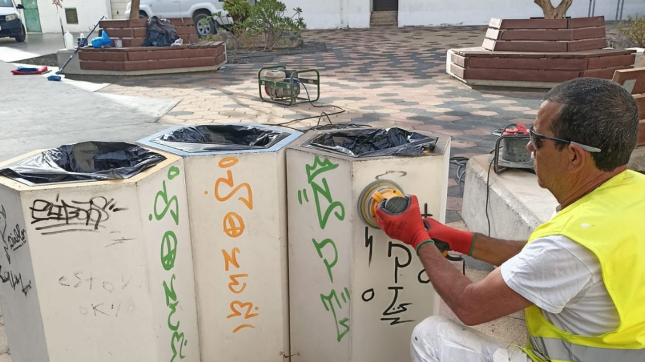 Mobiliario urbano de Arrecife.