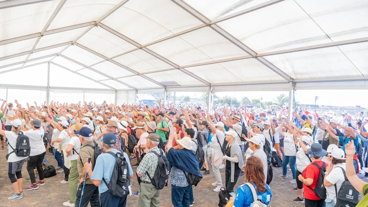 Caminata 'Ponte en Marcha' en Tegoyo.