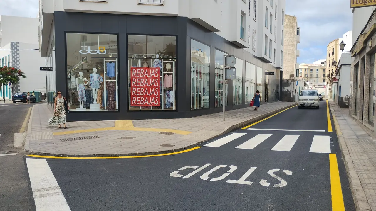 Mejoras en la calle Cienfuegos.