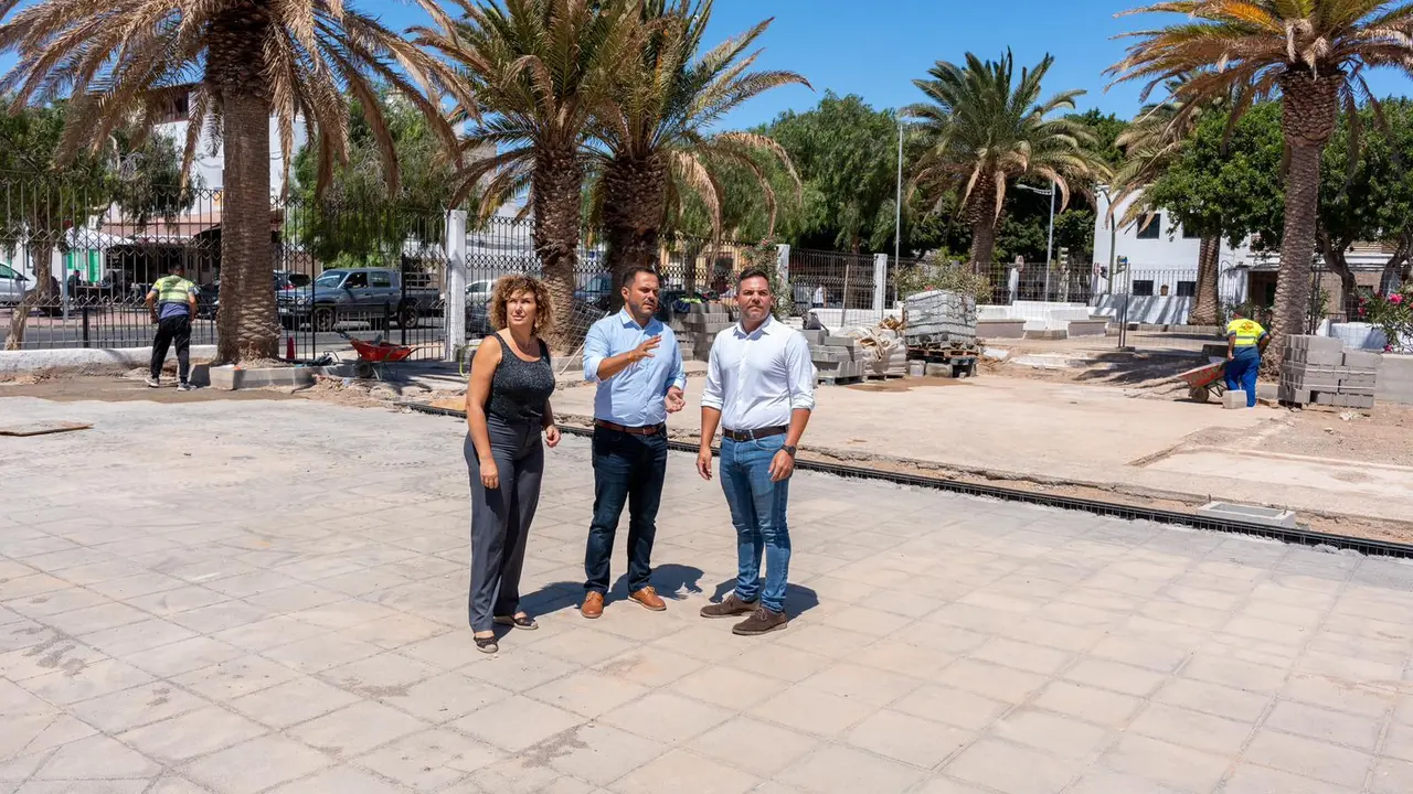 Lugar donde se están construyendo las nuevas canchas deportivas en Titerroy.