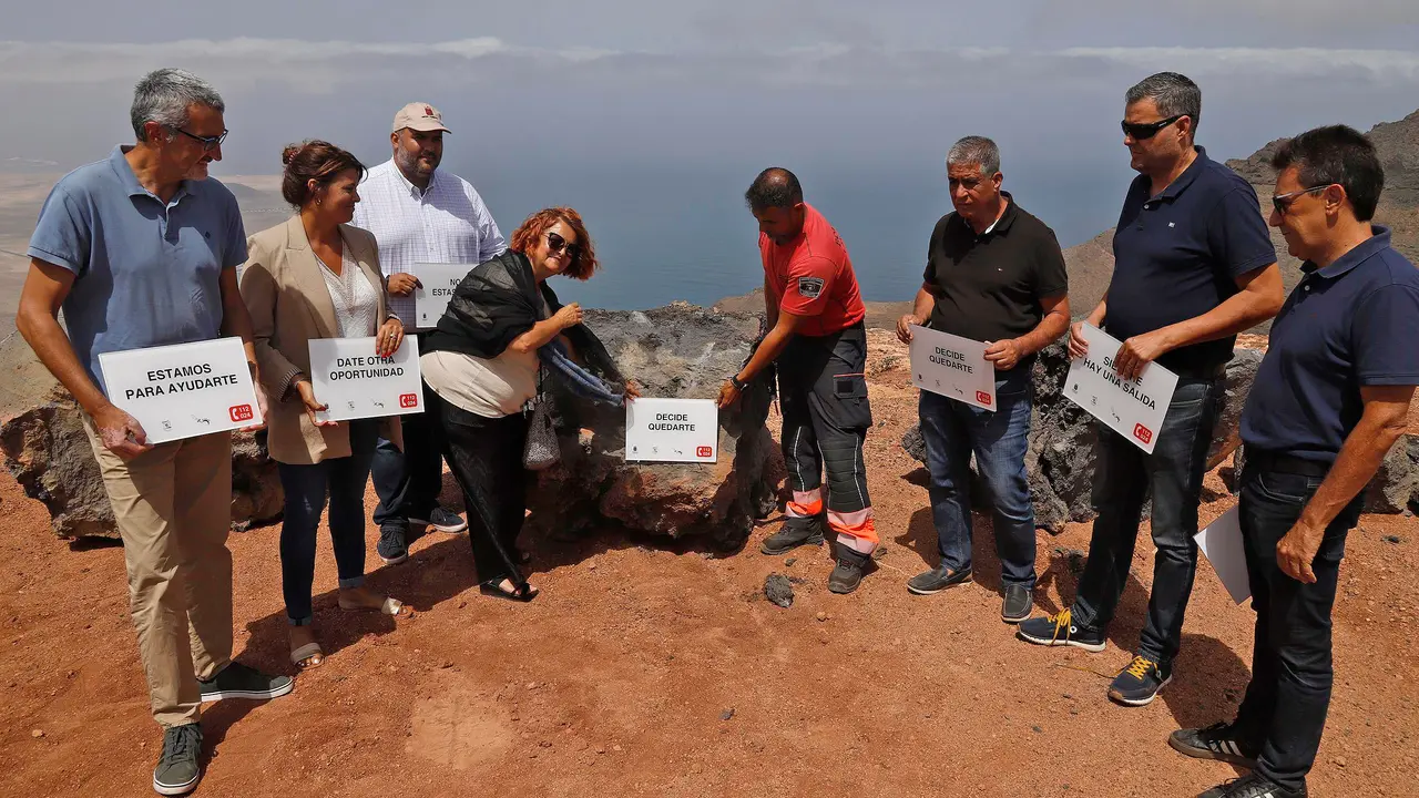 Elementos disuasorios en Las Nieves.