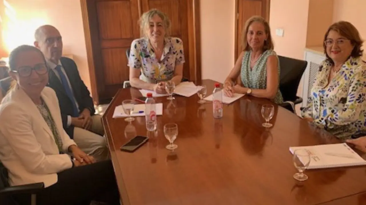 Un momento de la reunión