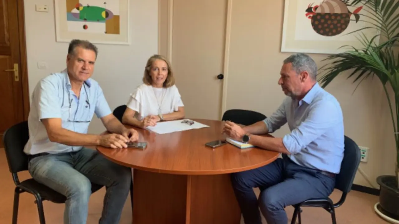 Un momento de la reunión