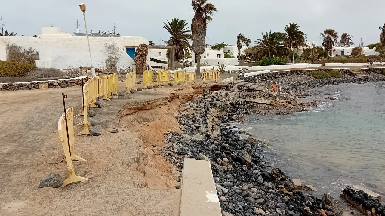 Pedro Barba, en La Graciosa.