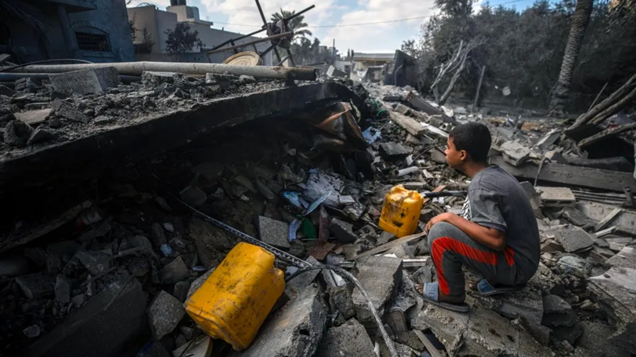 Escombros en Gaza. Imagen: ARCHIVO/ EFE.