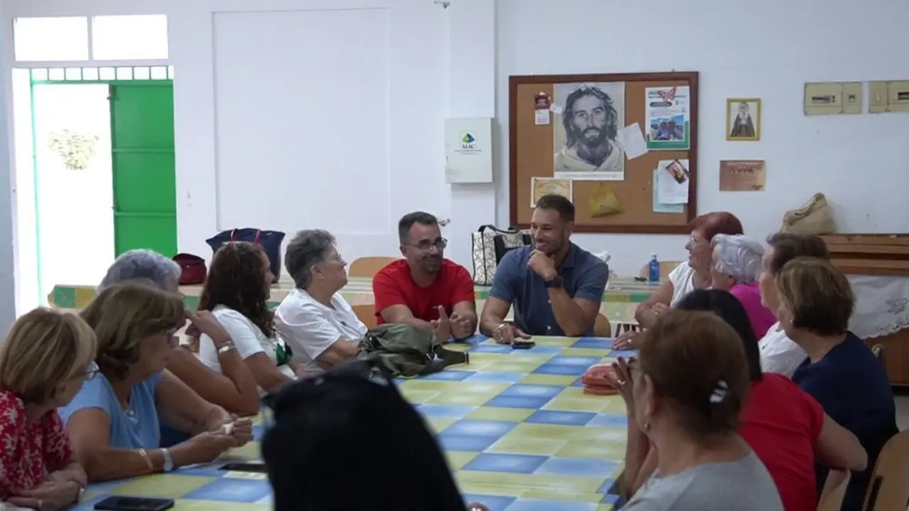 Un momento de la reunión