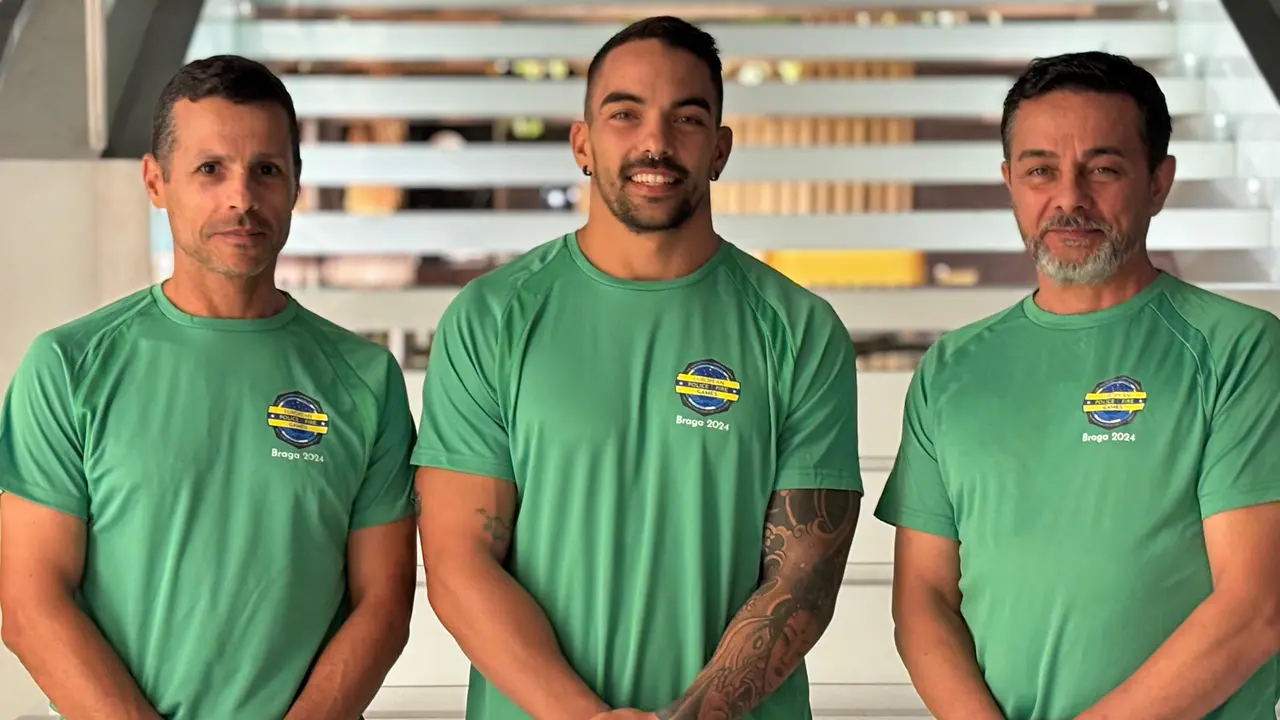 El equipò de la Policía Local de Arrecife que han logrado 14 medallas en esta competición internacional.