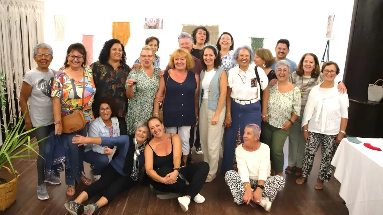 Participantes en la exposición