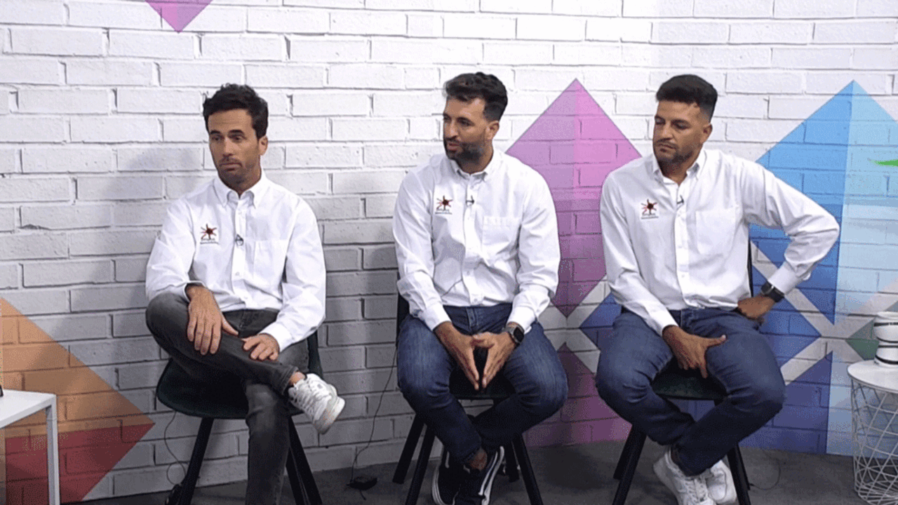 Yon&eacute; Echdey Mart&iacute;n, Chedey Rodr&iacute;guez y Acaymo Rodr&iacute;guez