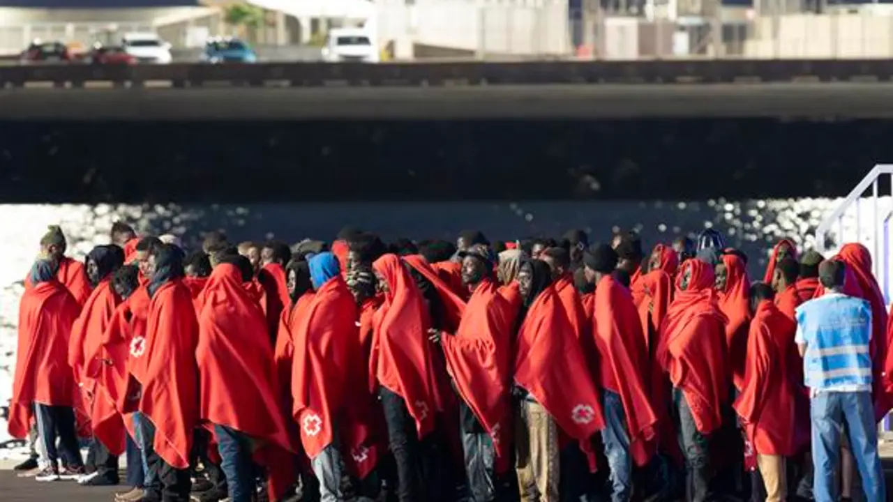 Llegada este lunes de migrantes a Lanzarote (Efe.Adriel Perdomo)
