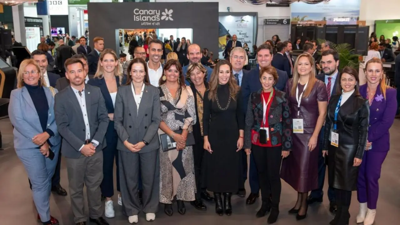 Delegación lanzaroteña en Londres