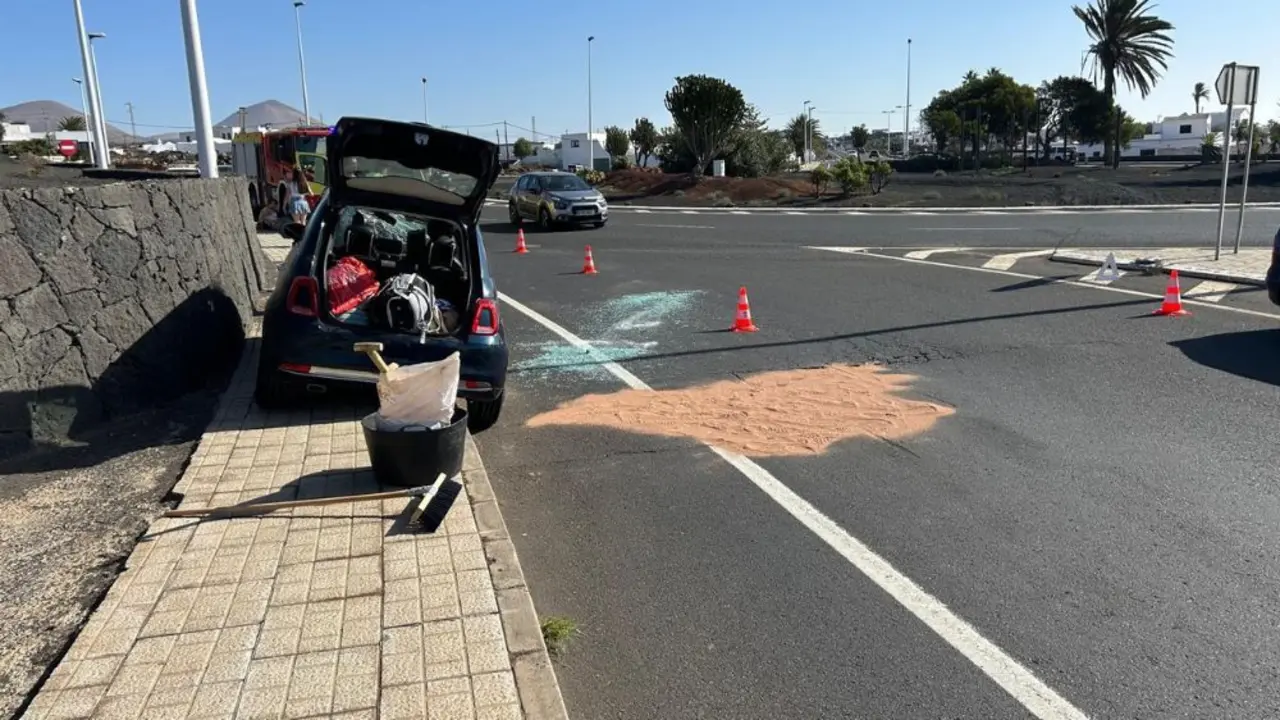 Uno de los veh&iacute;culos involucrados