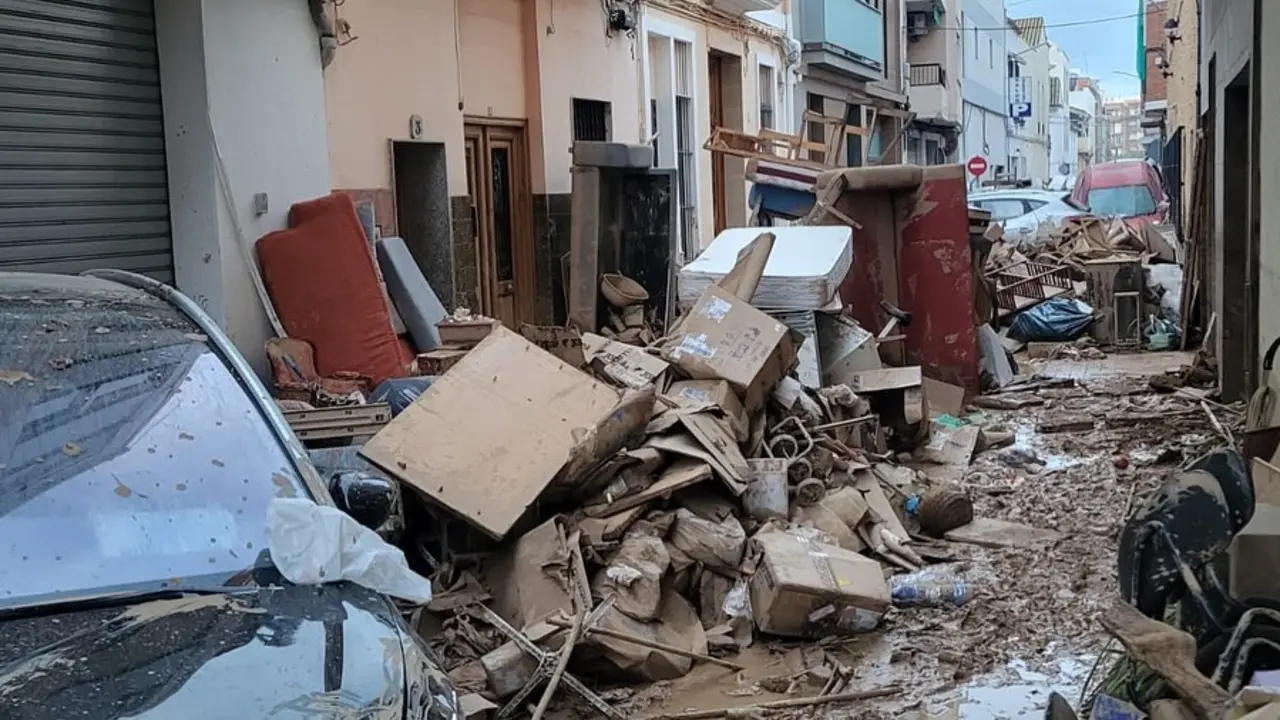 Los efectos de la dana de Valencia