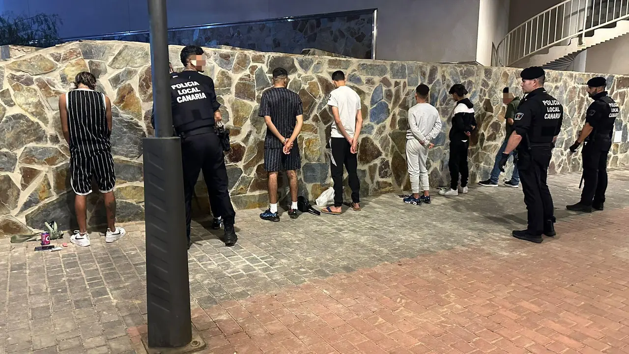 Actuación de la policía en La Vega, Arrecife