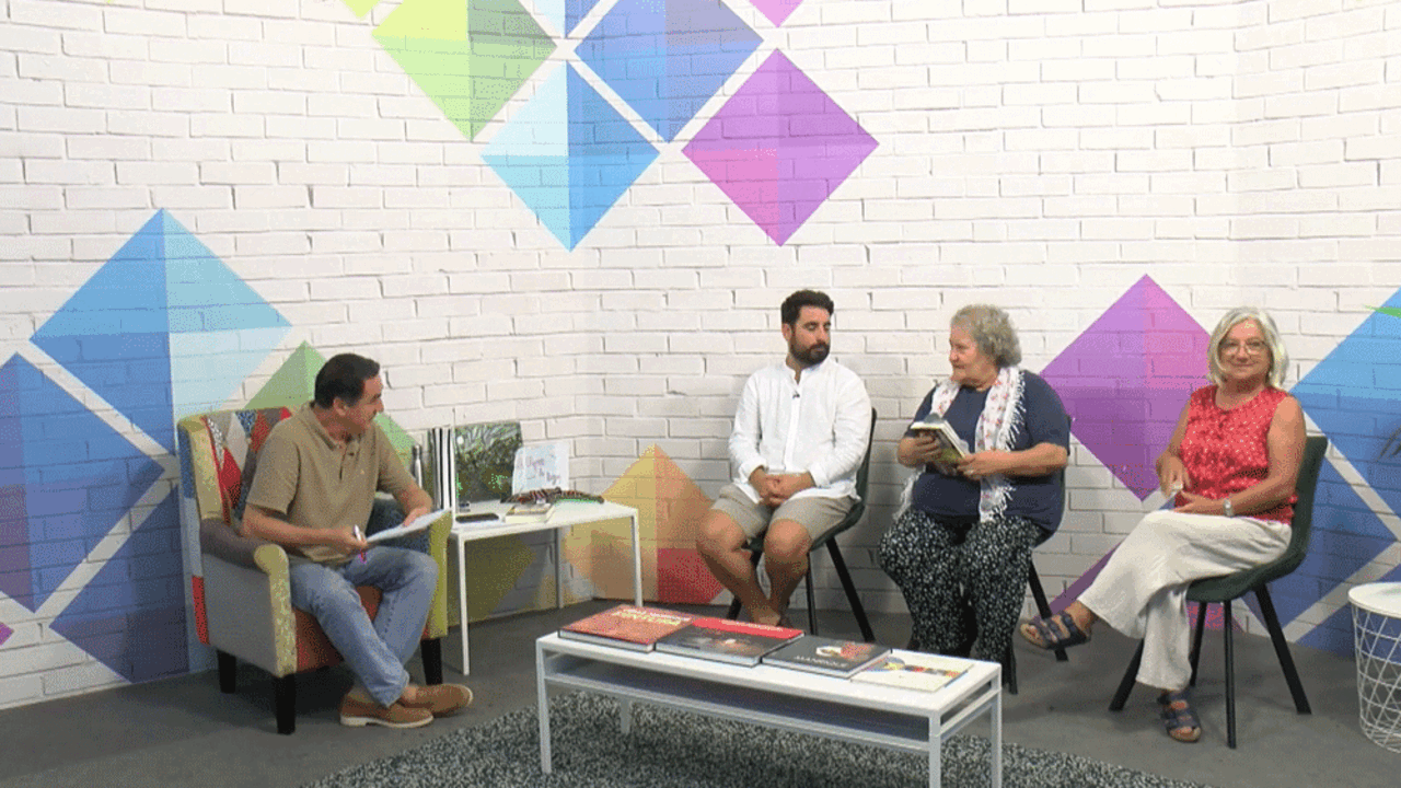 Fabio Carreiro, Berbel y Teresa Ruiz en el Magazine