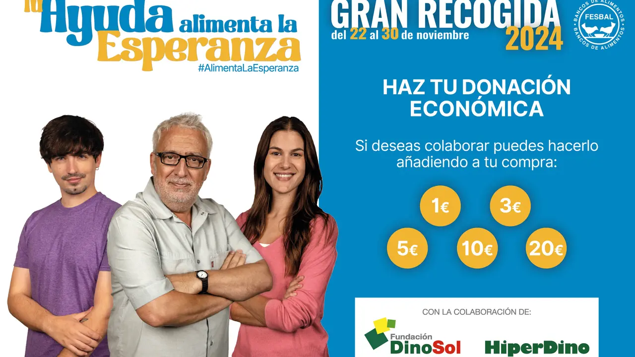 Cartel La Gran Recogida de Alimentos 2024