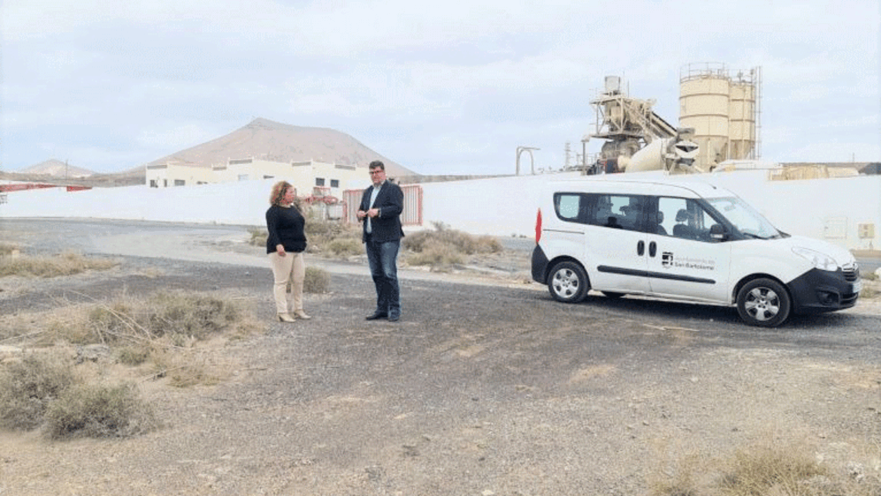 Zona industrial de Playa Honda