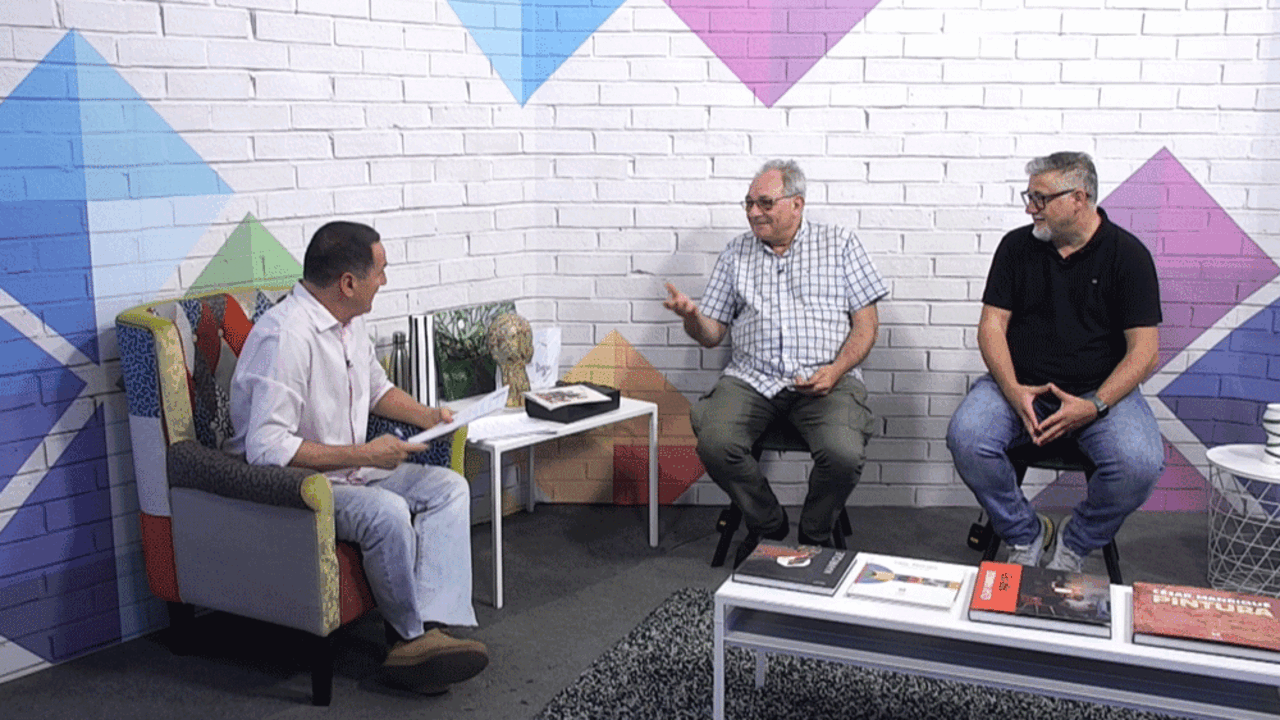 Alberto Umpiérrez y Víctor Bello en el Magazine