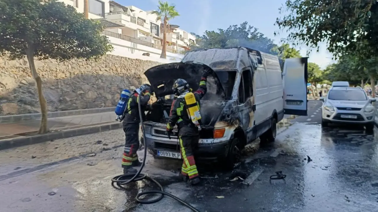 Actuación de los bomberos
