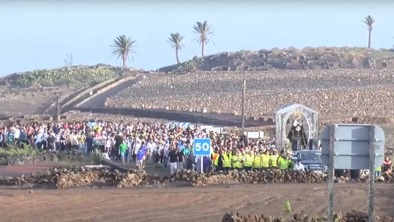 Bajada de La Virgen de Los Dolores en Lanzarote