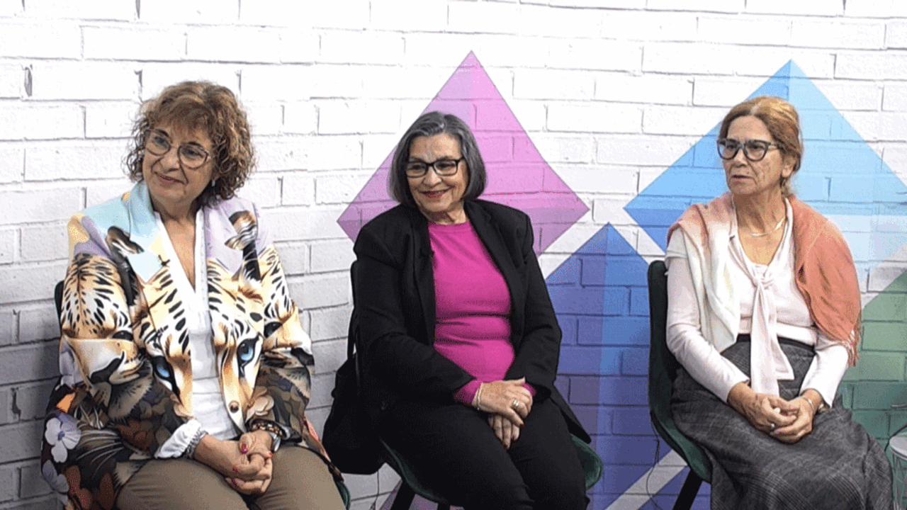 M&oacute;nica Salvatierra, Eva P&eacute;rez y B&aacute;rbara Barreto