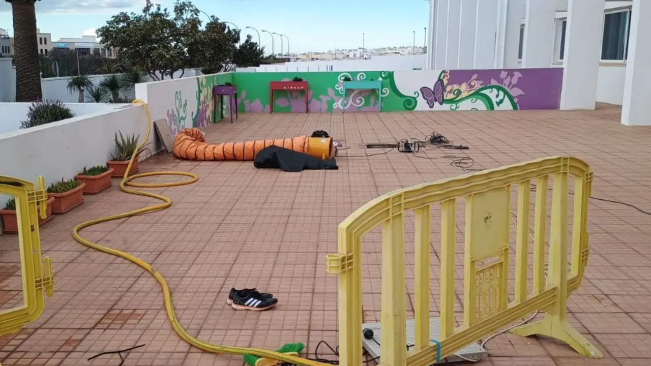 Obras en aljibes de colegios